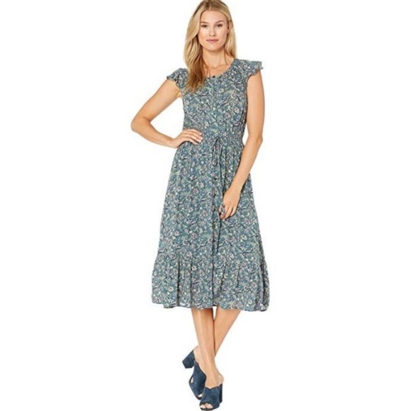 Lucky Brand Dresses & Skirts - LUCKY BRAND Felicia Floral Midi Dress Small